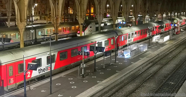 L'EuroCity 147 di Thello per Milano Centrale in partenza dalla stazione di Nizza L'EuroCity 147 di Thello per Milano in partenza dalla stazione di Nizza