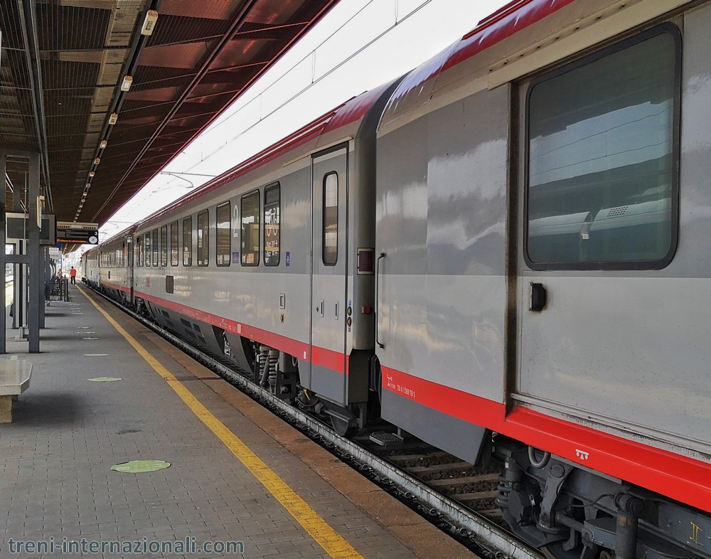 Il treno Regionale 1821 da Villaco appena arrivato a Udine